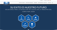 Desktop Screenshot of msslasers.es